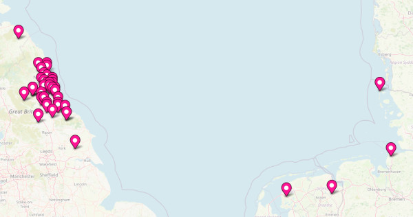 map of our contacts